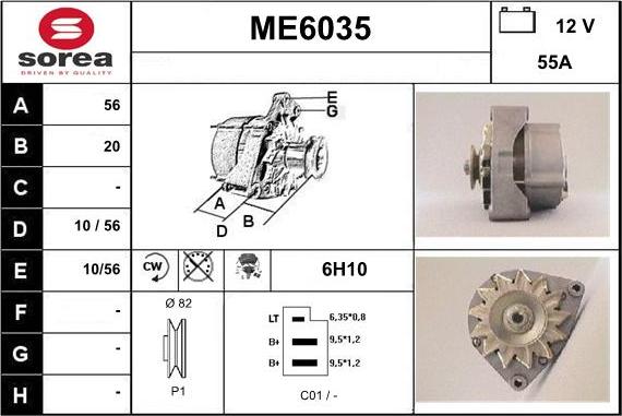 Sera ME6035 - Alternator www.molydon.hr