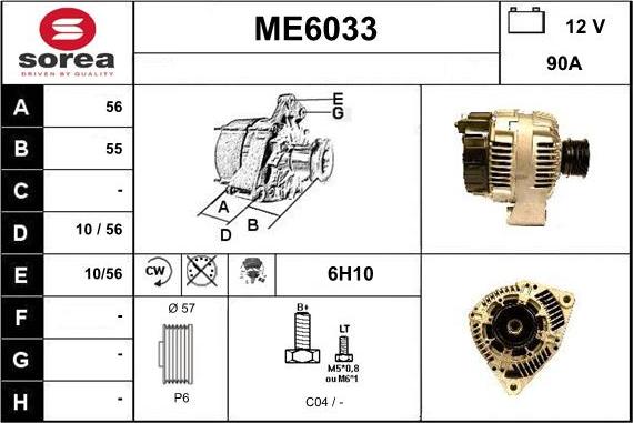 Sera ME6033 - Alternator www.molydon.hr