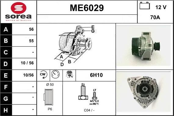 Sera ME6029 - Alternator www.molydon.hr