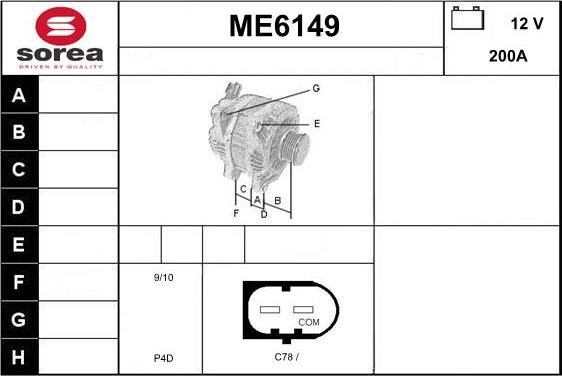 Sera ME6149 - Pogonska osovina www.molydon.hr