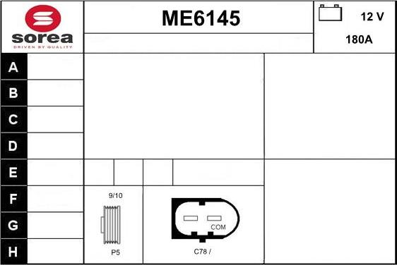 Sera ME6145 - Alternator www.molydon.hr
