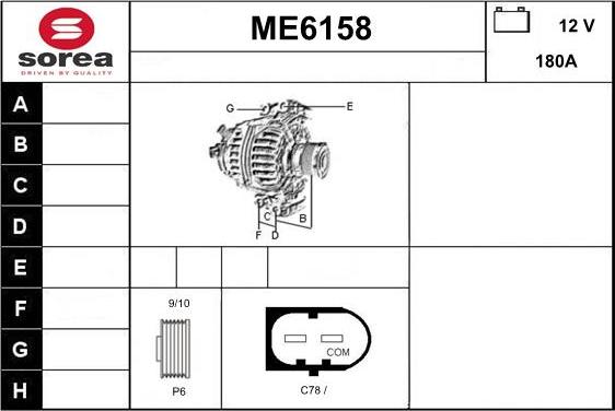 Sera ME6158 - Alternator www.molydon.hr