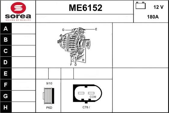 Sera ME6152 - Alternator www.molydon.hr