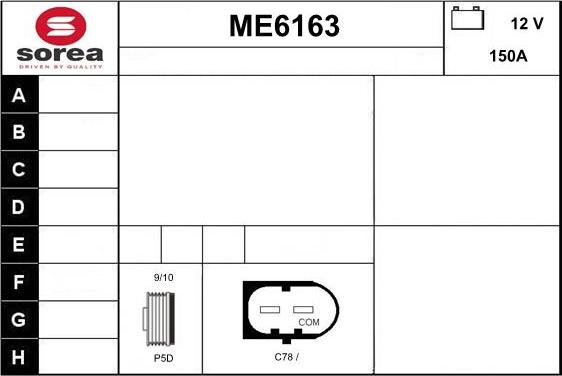 Sera ME6163 - Alternator www.molydon.hr