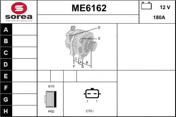 Sera ME6162 - Alternator www.molydon.hr