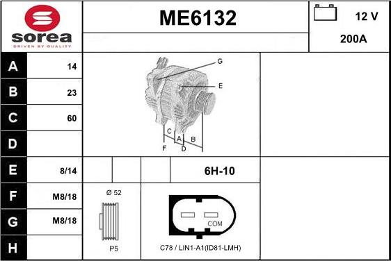 Sera ME6132 - Alternator www.molydon.hr