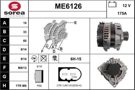 Sera ME6126 - Alternator www.molydon.hr