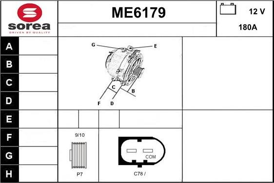 Sera ME6179 - Alternator www.molydon.hr