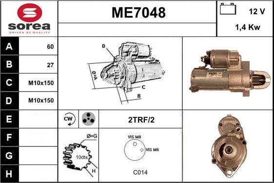 Sera ME7048 - Starter www.molydon.hr