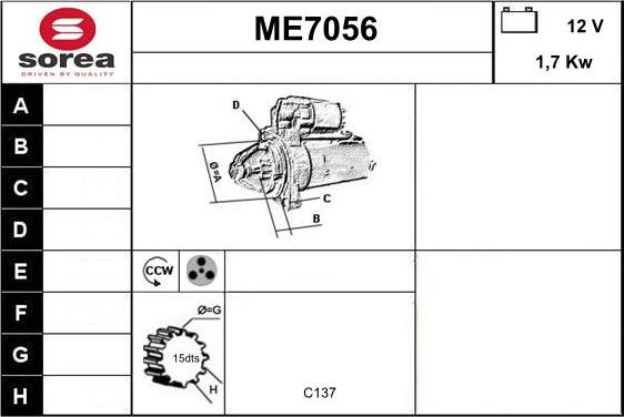Sera ME7056 - Starter www.molydon.hr