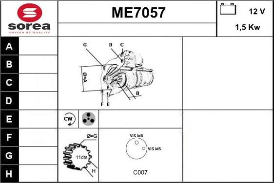 Sera ME7057 - Starter www.molydon.hr