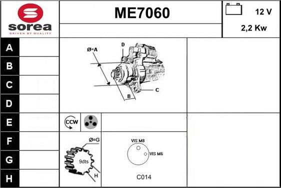 Sera ME7060 - Starter www.molydon.hr