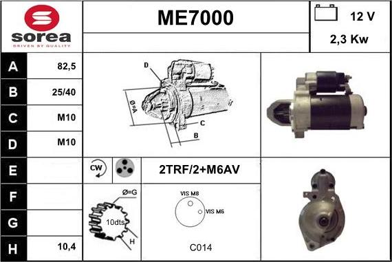 Sera ME7000 - Starter www.molydon.hr