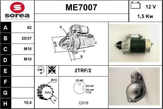 Sera ME7007 - Starter www.molydon.hr