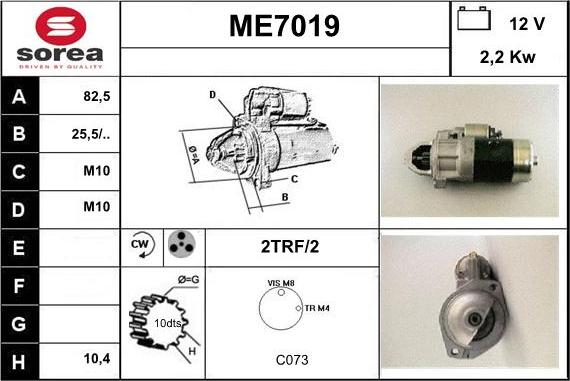 Sera ME7019 - Starter www.molydon.hr