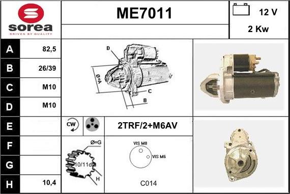 Sera ME7011 - Starter www.molydon.hr