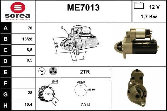 Sera ME7013 - Starter www.molydon.hr