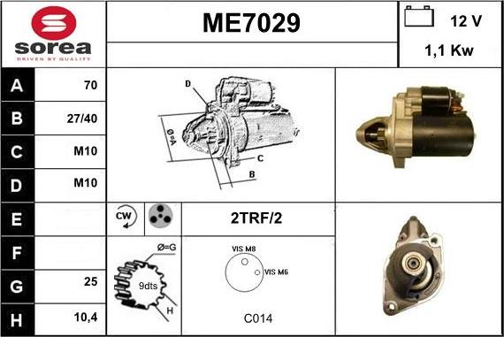 Sera ME7029 - Starter www.molydon.hr