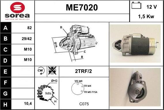 Sera ME7020 - Starter www.molydon.hr
