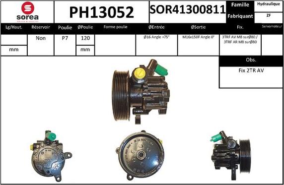 Sera PH13052 - Hidraulična pumpa, upravljanje www.molydon.hr