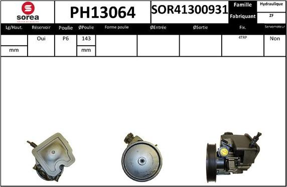 Sera PH13064 - Hidraulična pumpa, upravljanje www.molydon.hr