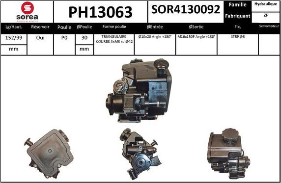 Sera PH13063 - Hidraulična pumpa, upravljanje www.molydon.hr