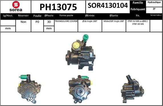 Sera PH13075 - Hidraulična pumpa, upravljanje www.molydon.hr