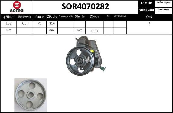 Sera SOR4070282 - Hidraulična pumpa, upravljanje www.molydon.hr