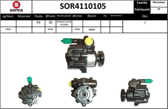 Sera SOR4110105 - Hidraulična pumpa, upravljanje www.molydon.hr