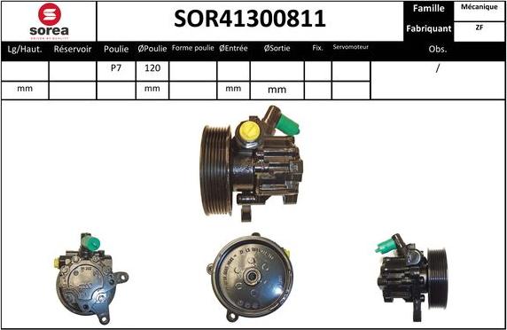 Sera SOR41300811 - Hidraulična pumpa, upravljanje www.molydon.hr