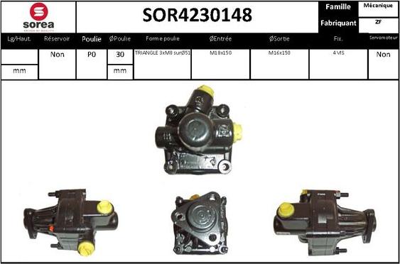 Sera SOR4230148 - Hidraulična pumpa, upravljanje www.molydon.hr