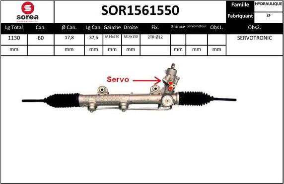 Sera SOR1561550 - upravljački mehanizam www.molydon.hr