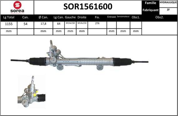 Sera SOR1561600 - upravljački mehanizam www.molydon.hr