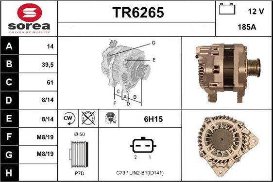 Sera TR6265 - Alternator www.molydon.hr