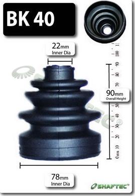 Shaftec BK40 - Manžeta, Pogonska osovina www.molydon.hr