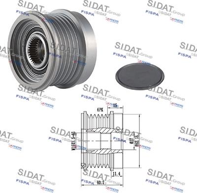 Sidat 455276 - Remenica, alternator www.molydon.hr