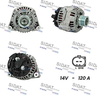 Sidat A12BH0412A2 - Alternator www.molydon.hr