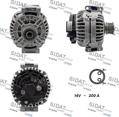 Sidat A12BH0561A2 - Alternator www.molydon.hr
