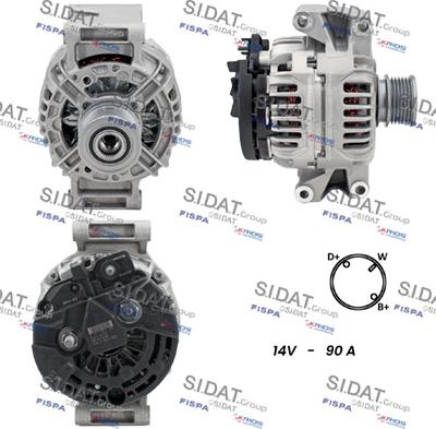 Sidat A12BH0082 - Alternator www.molydon.hr