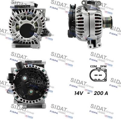 Sidat A12BH0196 - Alternator www.molydon.hr