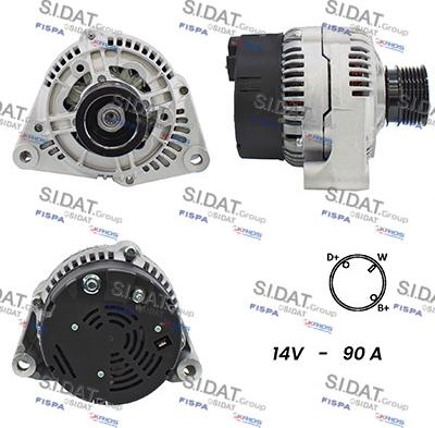 Sidat A12BH0102A2 - Alternator www.molydon.hr