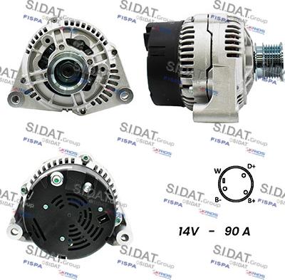 Sidat A12BH0269A2 - Alternator www.molydon.hr
