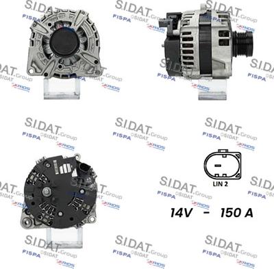Sidat A12BH0276 - Alternator www.molydon.hr