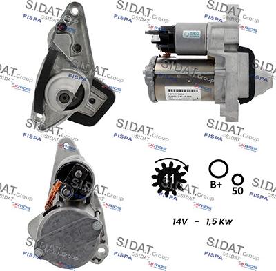 Sidat S12BH0914 - Starter www.molydon.hr