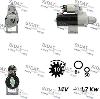 Sidat S12BH0470A2 - Starter www.molydon.hr