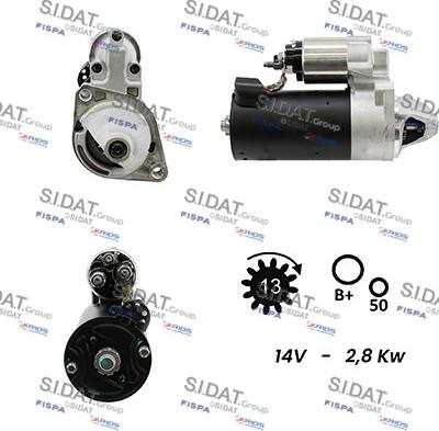 Sidat S12BH0189A2 - Starter www.molydon.hr