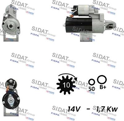 Sidat S12BH0188 - Starter www.molydon.hr