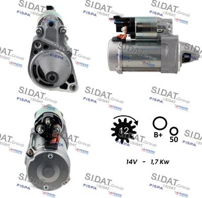 Sidat S12DE0049 - Starter www.molydon.hr