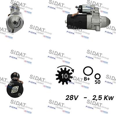 Sidat S24BH0135A2 - Starter www.molydon.hr