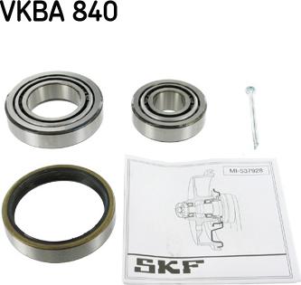 SKF VKBA 840 - Komplet Ležaja kotača www.molydon.hr